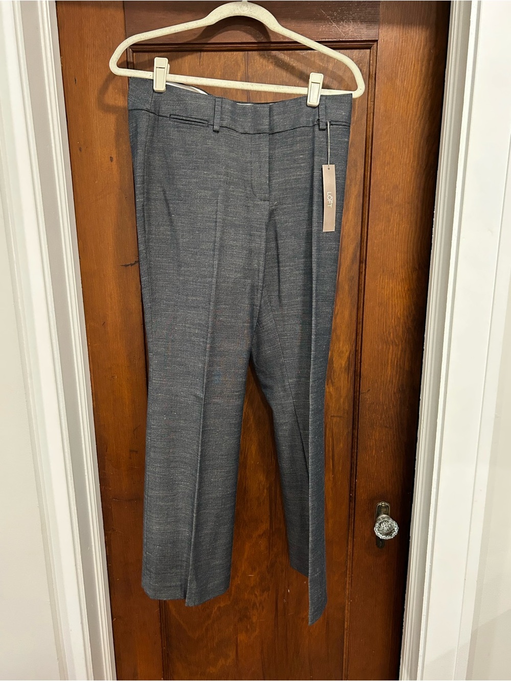 LOFT Gray Dress Trousers